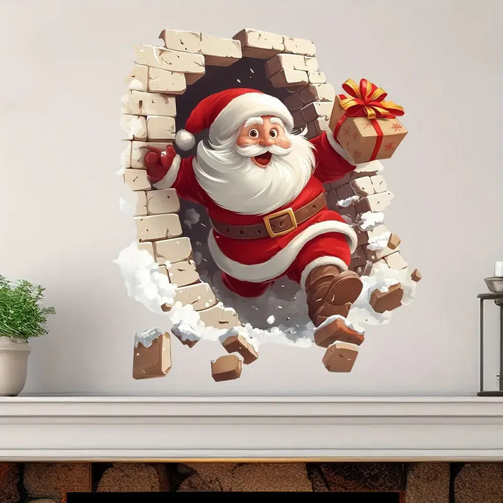 Santa's 3D Holiday Surprise – A Festive Touch for Every Space!