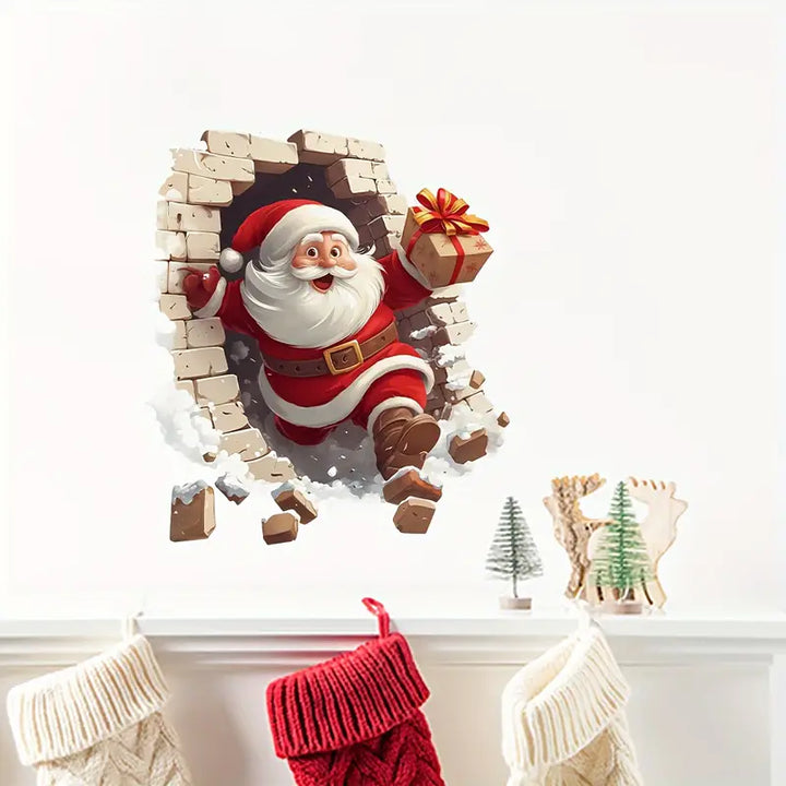 Santa's 3D Holiday Surprise – A Festive Touch for Every Space!