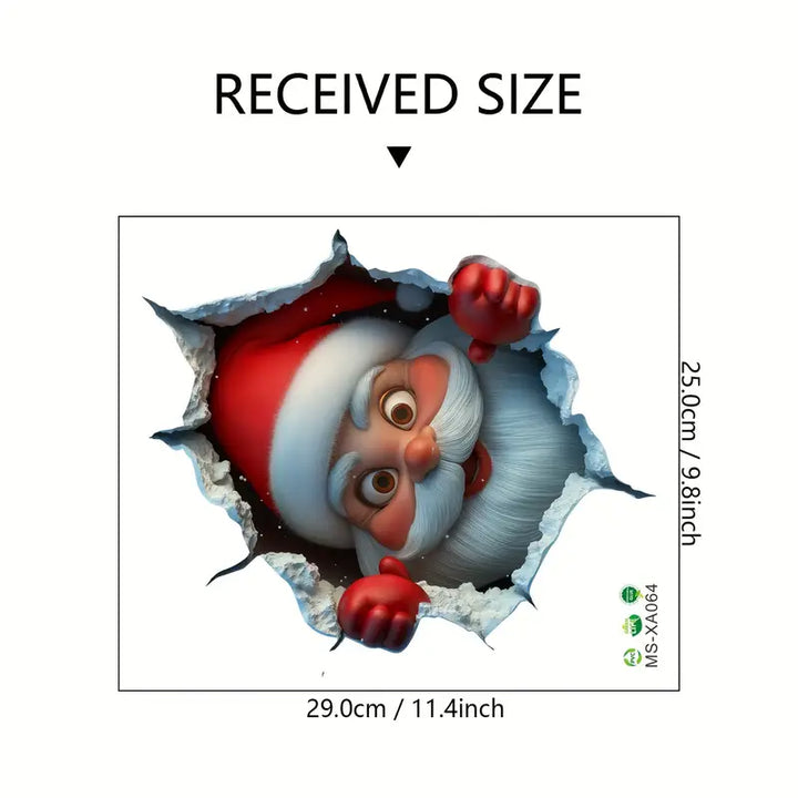 Santa's Magic Pop-Out Sticker – Bring Festive Cheer Anywhere!