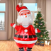 Large Santa Claus Aluminum Foil Balloon, Decorative Christmas Party Supplies, 119cm, 1Pc